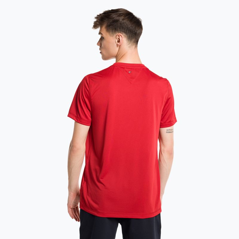 Tommy Hilfiger Graphic Training T-shirt uomo rosso 3