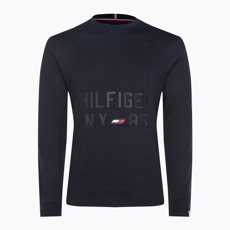 Felpa Tommy Hilfiger Graphic Crew uomo blu 5