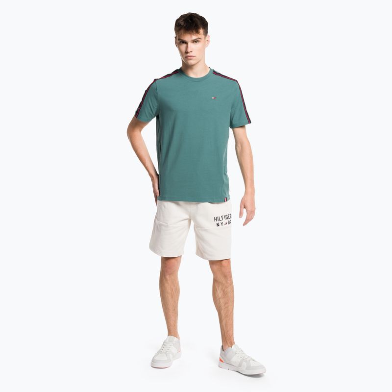 Camicia da allenamento Tommy Hilfiger da uomo Textured Tape verde 2