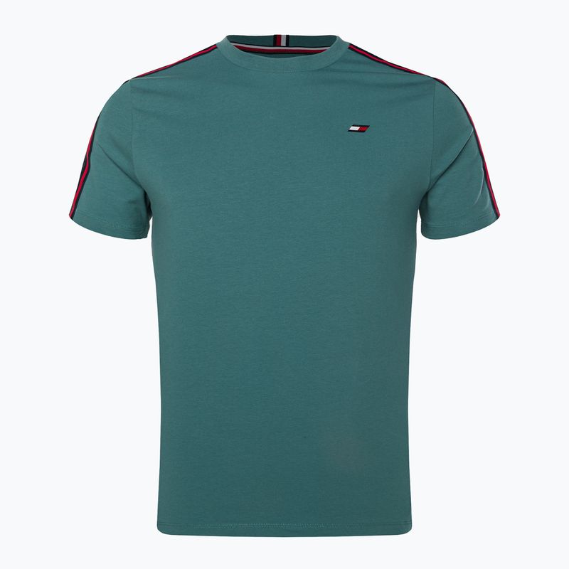 Camicia da allenamento Tommy Hilfiger da uomo Textured Tape verde 5