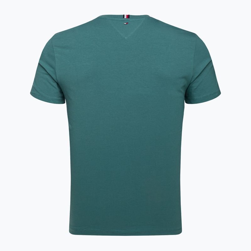 Camicia da allenamento Tommy Hilfiger da uomo Textured Tape verde 6