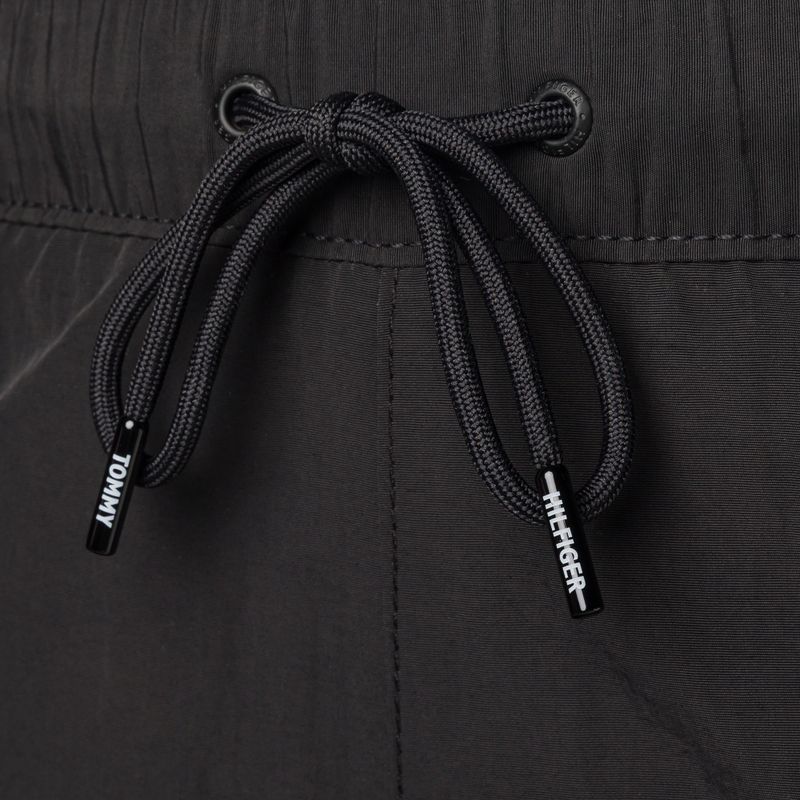 Tommy Hilfiger Uomo Pantaloncini da bagno con coulisse media, nero 3