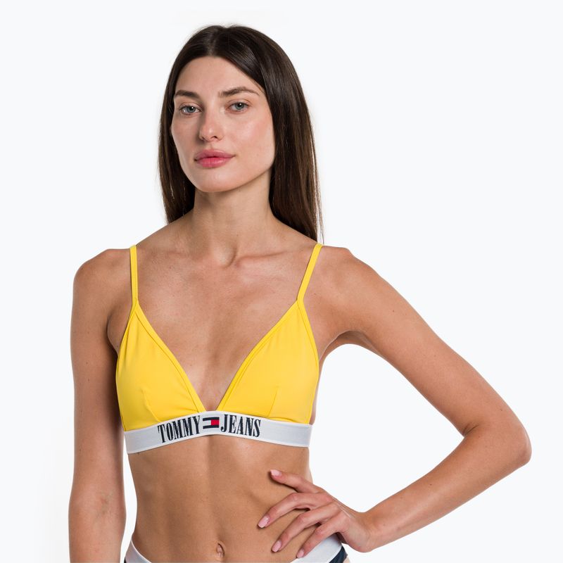 Tommy Hilfiger Triangle Rp top giallo per costumi da bagno 4