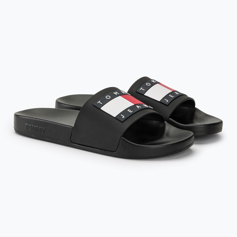 Tommy Jeans Pool Slide Ess nero infradito da uomo 4