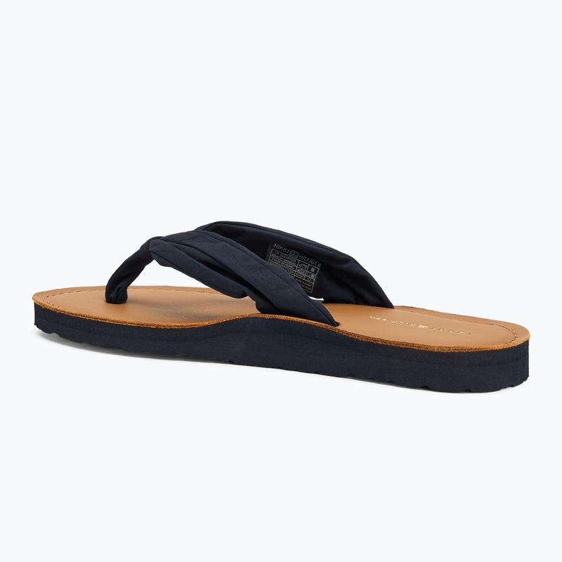 Tommy Hilfiger infradito da donna Elevated Beach Sandal blu spaziale 3