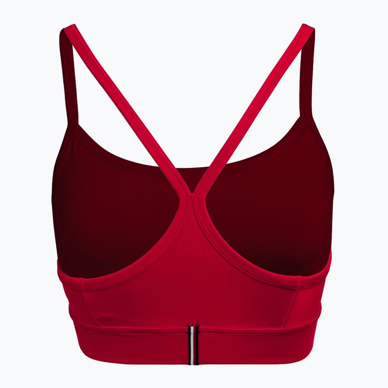 Reggiseno fitness Tommy Hilfiger Essentials Low Int rosso 6