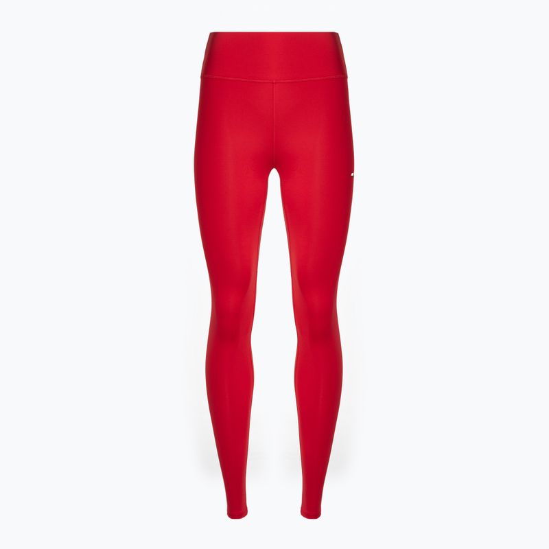 Tommy Hilfiger Essentials Rw Full Length leggings da allenamento da donna rosso 5