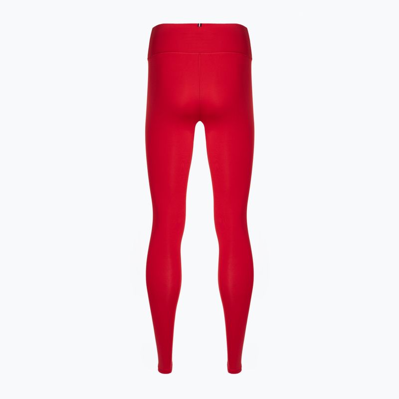 Tommy Hilfiger Essentials Rw Full Length leggings da allenamento da donna rosso 6