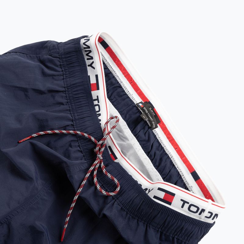 Tommy Hilfiger DW Medium Pantaloncini da bagno con coulisse da uomo twilight navy 4