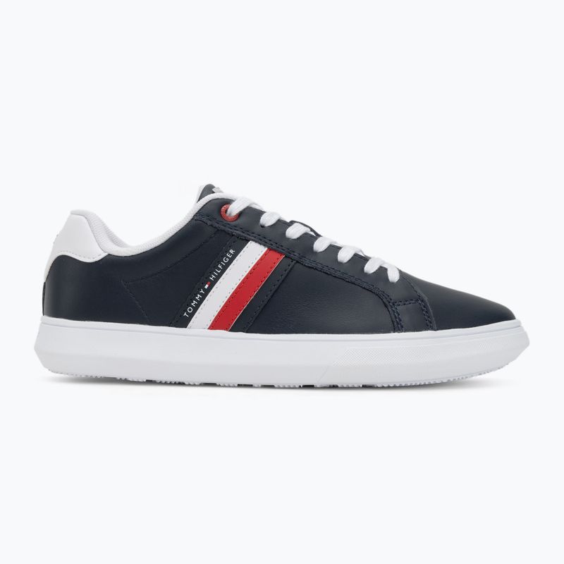 Tommy Hilfiger Essential Leather Cupsole desert sky scarpe da uomo 2