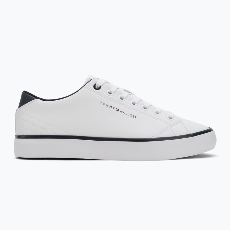 Tommy Hilfiger scarpe da ginnastica da uomo Th Hi Vulc Core Low Leather Ess bianco 2