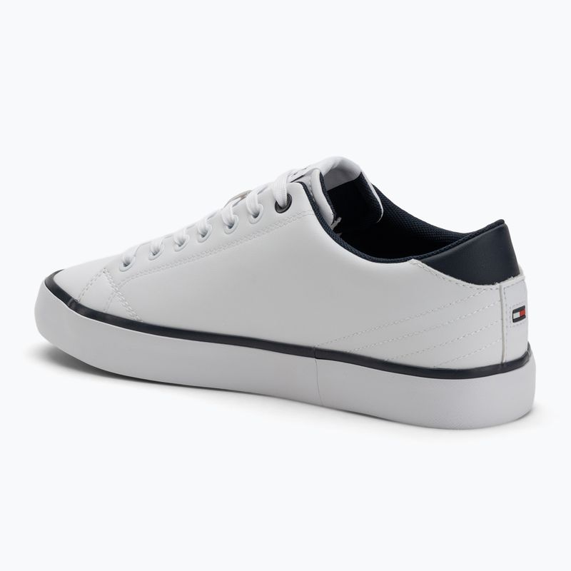 Tommy Hilfiger scarpe da ginnastica da uomo Th Hi Vulc Core Low Leather Ess bianco 3