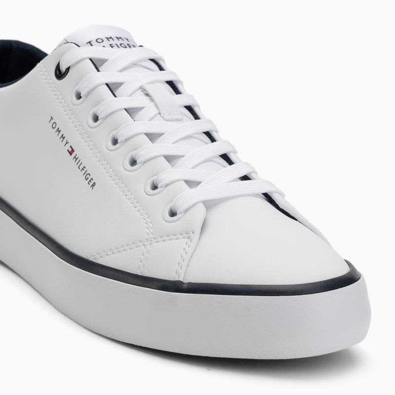 Tommy Hilfiger scarpe da ginnastica da uomo Th Hi Vulc Core Low Leather Ess bianco 7