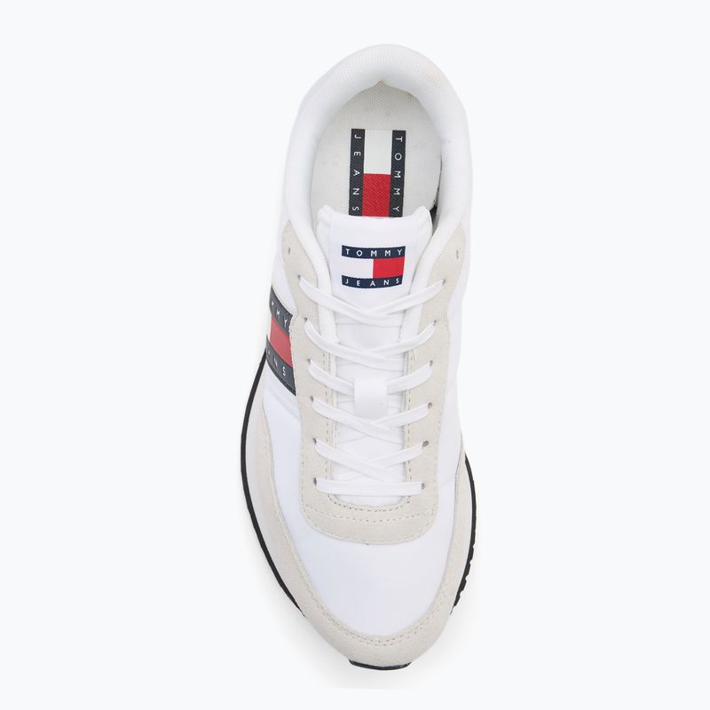 Tommy Jeans scarpe da uomo Tjm Runner Casual Ess bianco 5