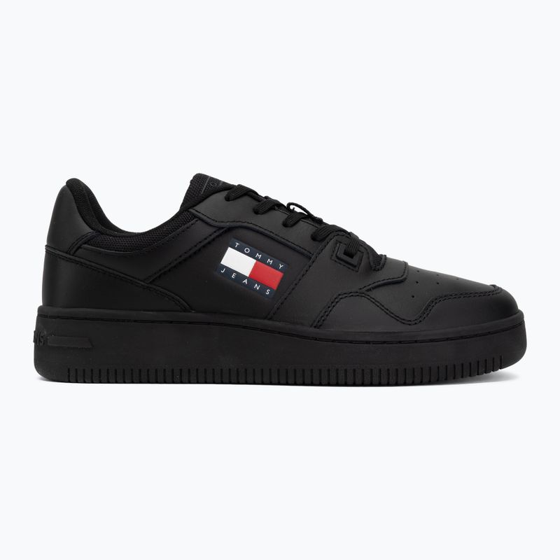 Scarpe da uomo Tommy Jeans Tjm Retro Basket Ess black 2