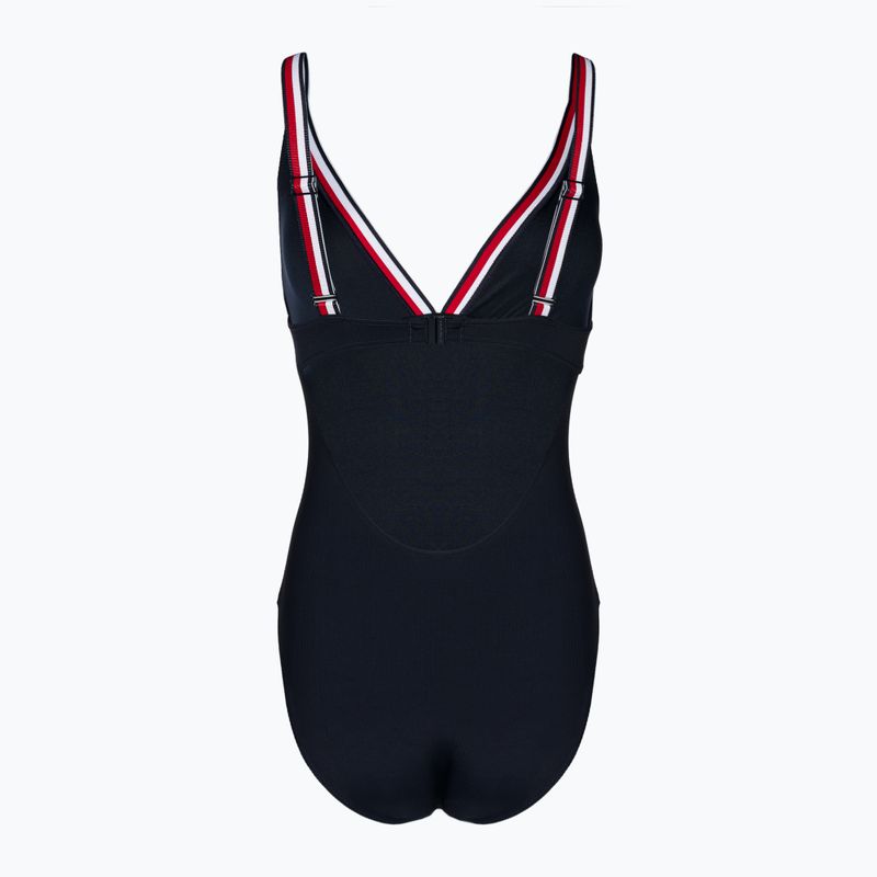 Costume intero da donna Tommy Hilfiger Triangle One Piece Rp deser skye 2