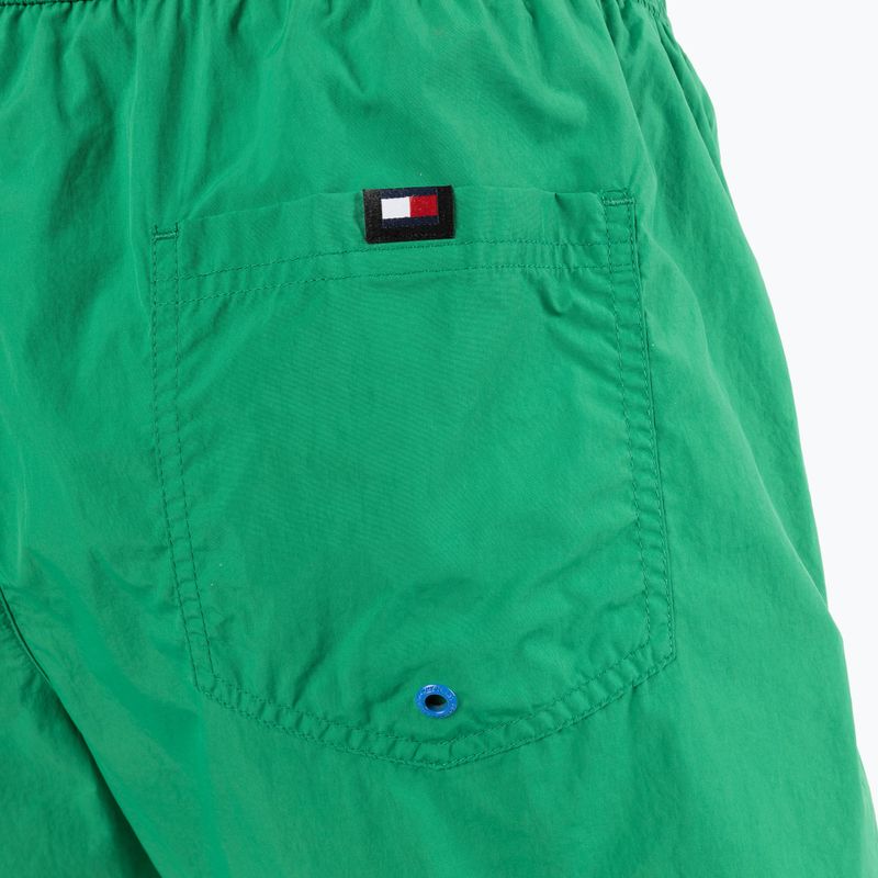 Pantaloncini da bagno con coulisse Tommy Jeans SF Medium da uomo, verde mantello 3