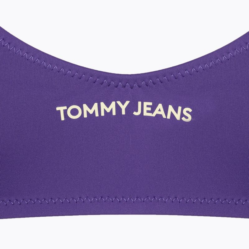 Tommy Jeans Bralette top costume da bagno quantum purple 3