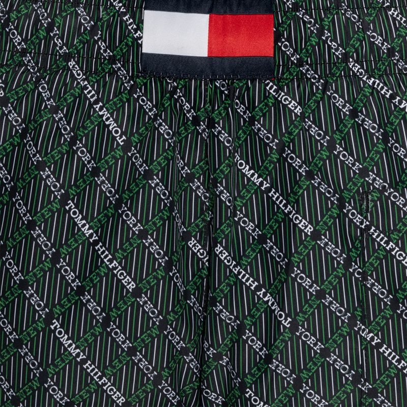 Tommy Hilfiger Uomo Pantaloncini da bagno con stampa a coulisse media new york geo green 4