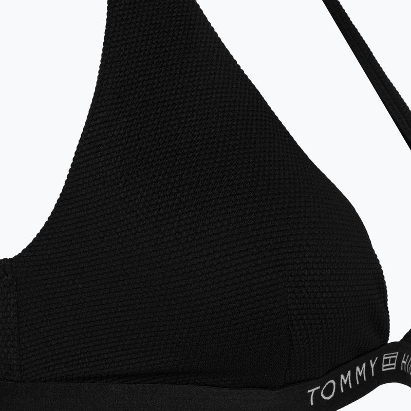 Tommy Hilfiger Triangolo fisso Rp top costume da bagno nero 3