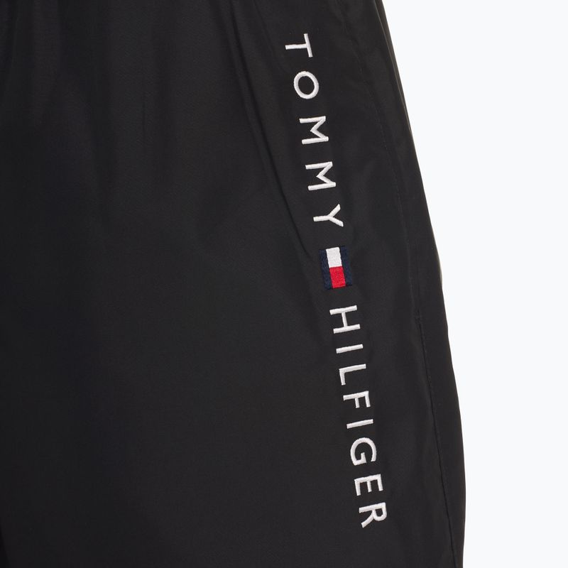 Tommy Hilfiger Uomo Pantaloncini da bagno con coulisse media, nero 3