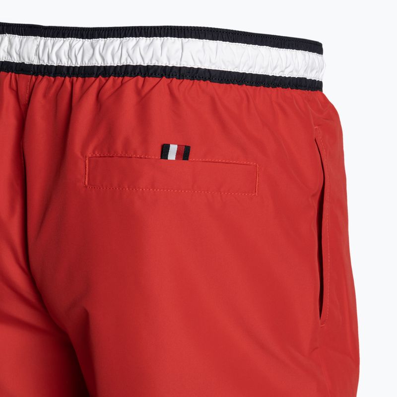 Pantaloncini da bagno Tommy Hilfiger Medium Drawstring primary red da uomo 4