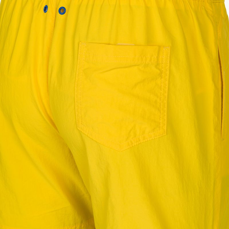 Pantaloncini da bagno Tommy Jeans SF Medium Drawstring Side Tape giallo vivo 4