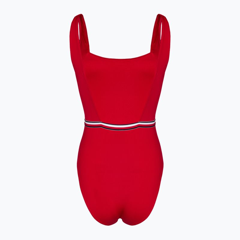 Costume intero da donna Tommy Hilfiger Square Neck One Piece primary red 2