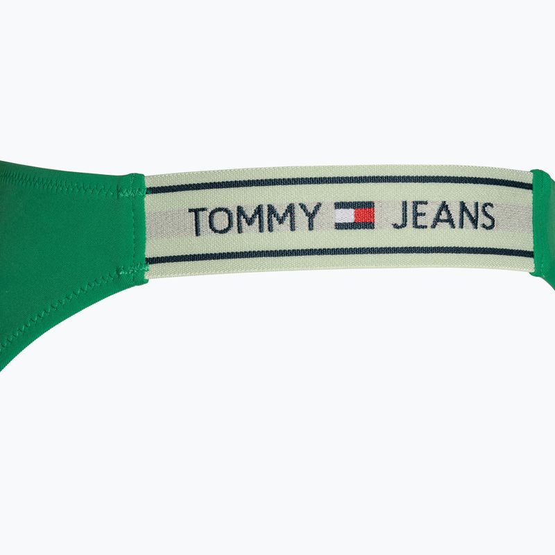 Tommy Jeans Slip bikini sfacciato a gamba alta verde 3