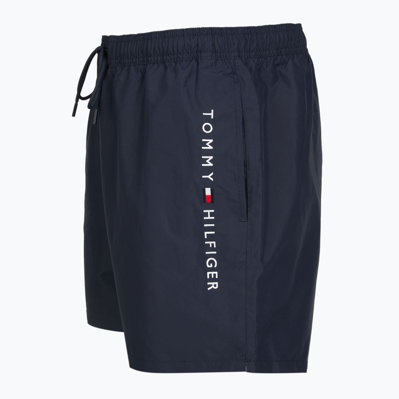 Pantaloncini da bagno Tommy Hilfiger Medium Drawstring desert sky da uomo 3