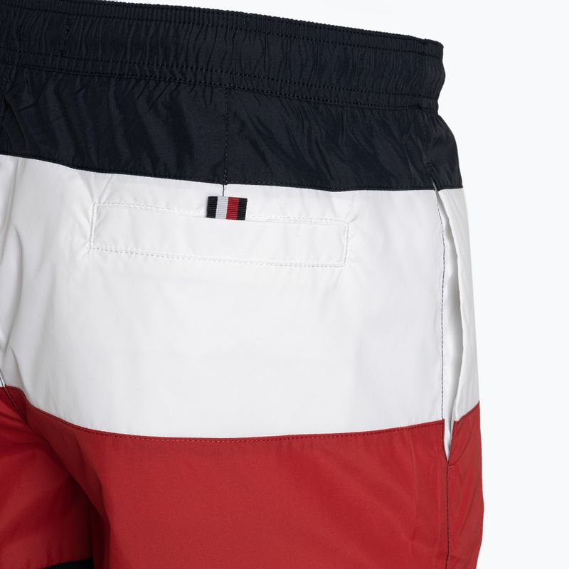 Pantaloncini da bagno Tommy Hilfiger da uomo con coulisse media Bold Flag desert sky 3