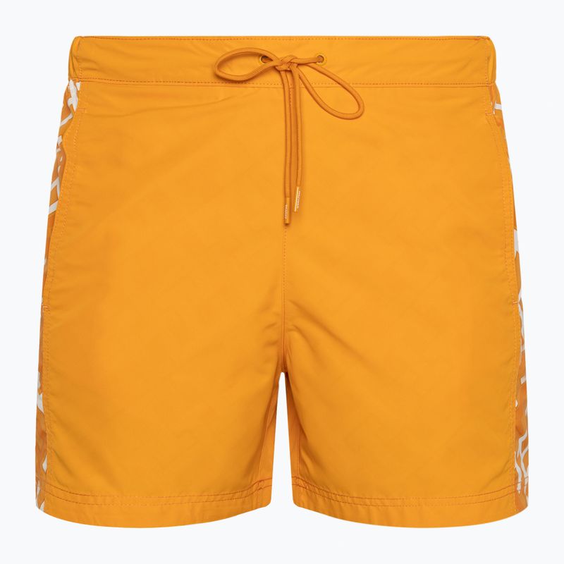 Tommy Hilfiger pantaloncini da bagno SF Medium Drawstring Stampa reattiva monogramma Rich Ochre