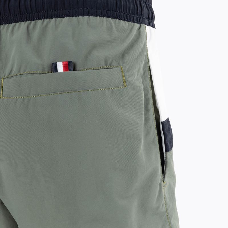 Tommy Hilfiger Uomo Pantaloncini da bagno con coulisse media verde stonewash 3