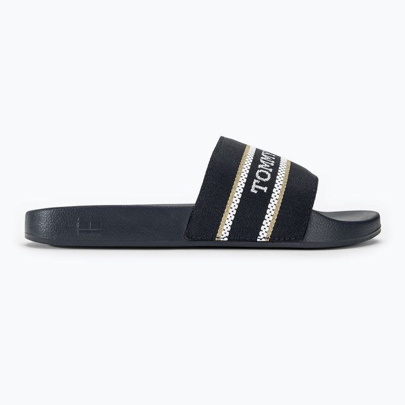 Tommy Hilfiger infradito donna Poolslide Con Fettuccia blu spaziale 2