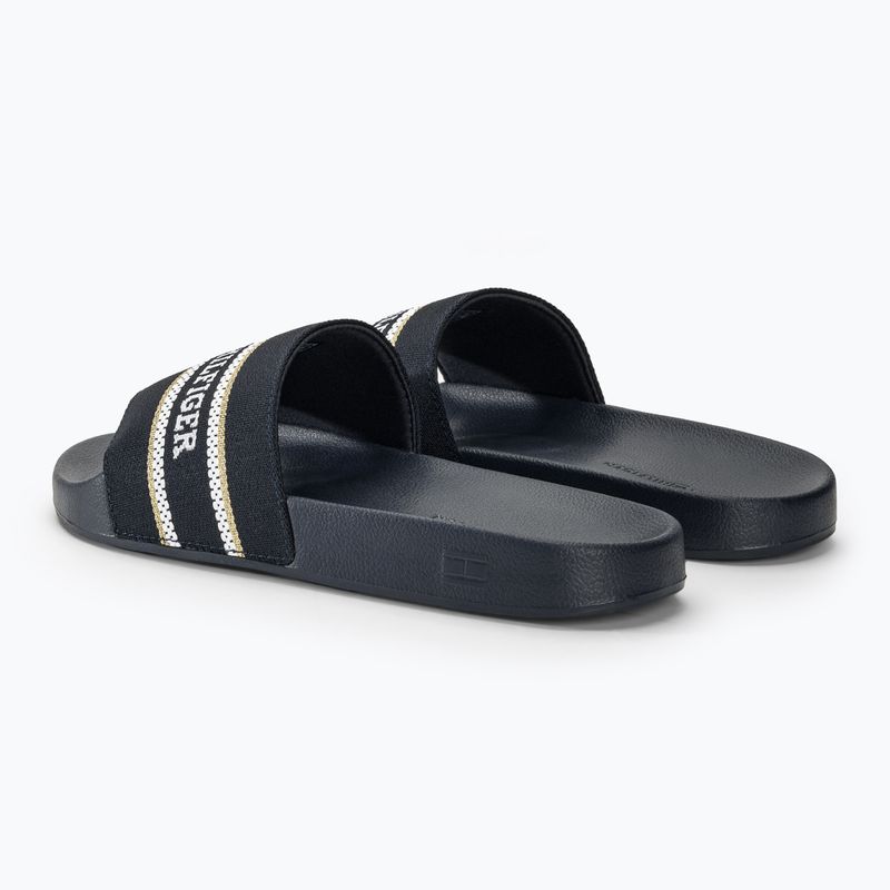 Tommy Hilfiger infradito donna Poolslide Con Fettuccia blu spaziale 3