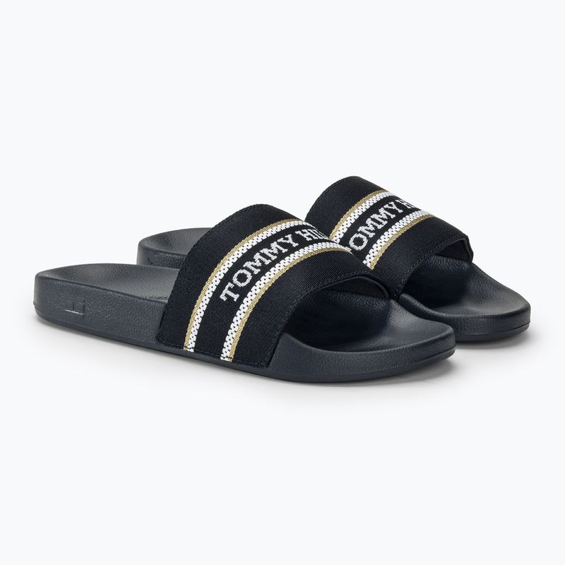 Tommy Hilfiger infradito donna Poolslide Con Fettuccia blu spaziale 4