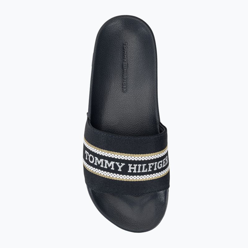 Tommy Hilfiger infradito donna Poolslide Con Fettuccia blu spaziale 6