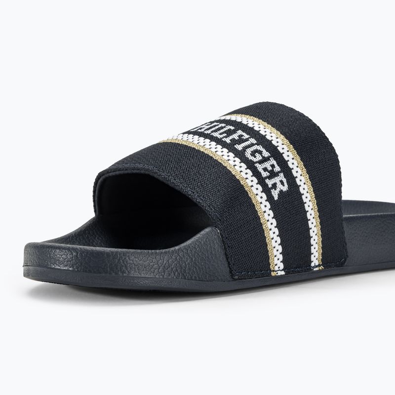 Tommy Hilfiger infradito donna Poolslide Con Fettuccia blu spaziale 8
