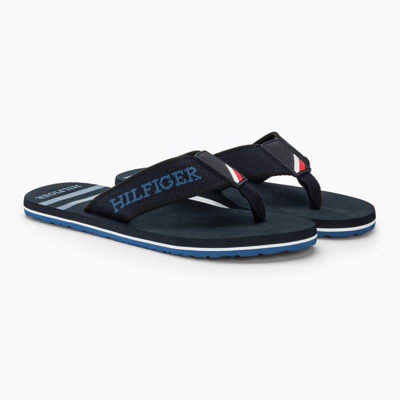 Tommy Hilfiger Uomo Sporty Beach Sandal dessert sky infradito 4