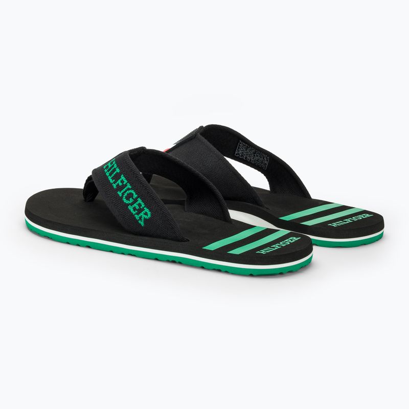 Tommy Hilfiger Sporty Beach Sandal uomo nero infradito 3