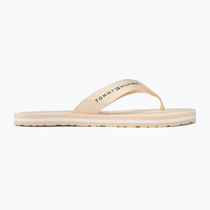 Infradito da donna Tommy Hilfiger Global Stripes Flat Beach Sandal calico 2