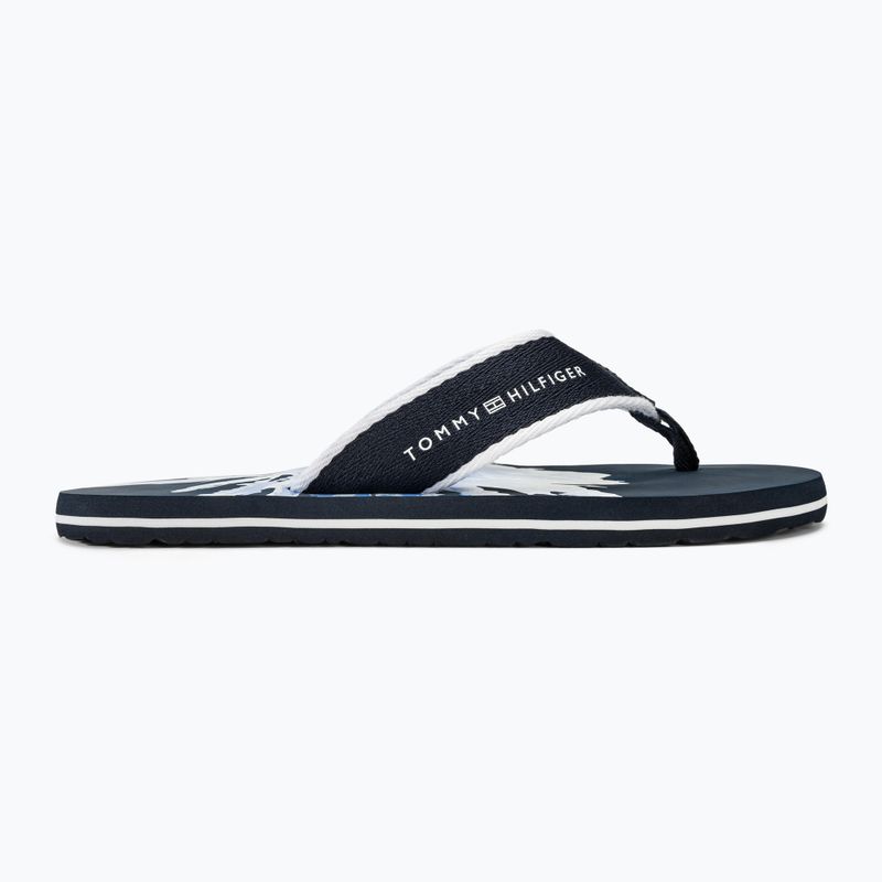 Tommy Hilfiger Palm Print Beach Sandal Uomo infradito desert sky 2