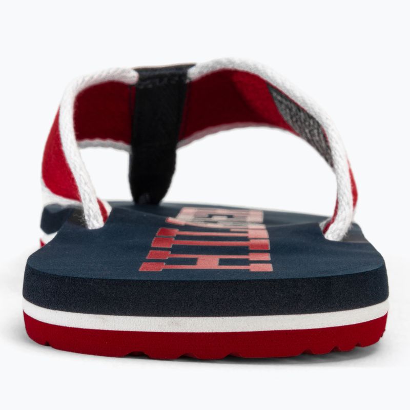 Tommy Hilfiger Patch Beach Sandal da uomo infradito rosso primario 6