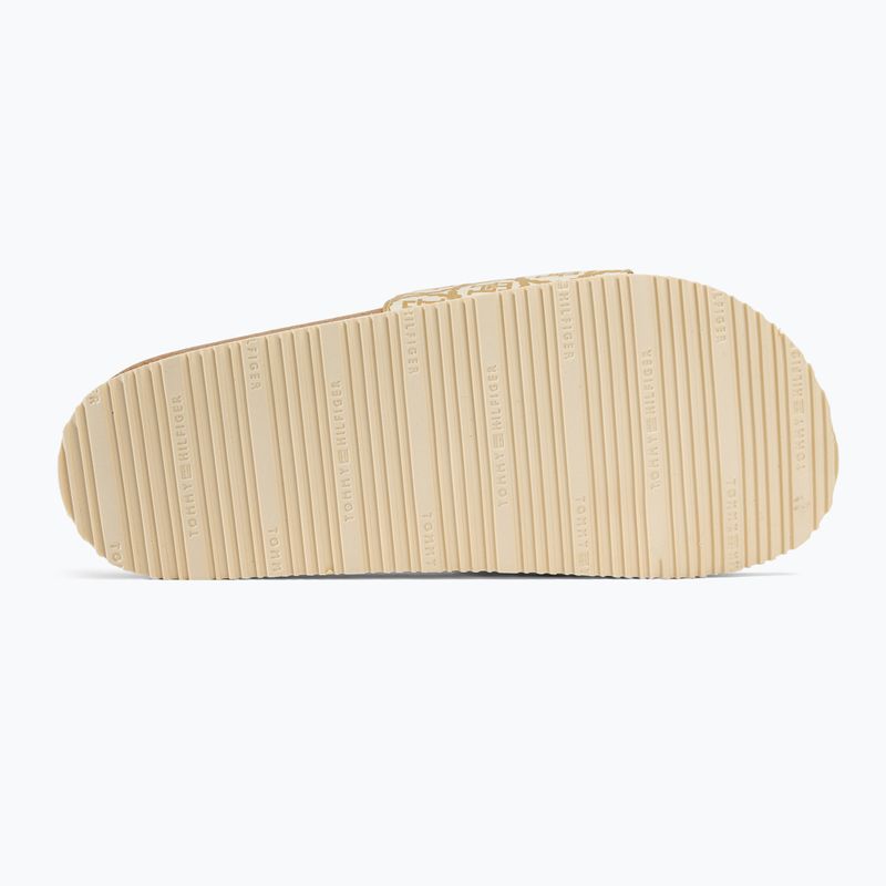 Tommy Hilfiger donna Emblem Cork Slide infradito in calico 4