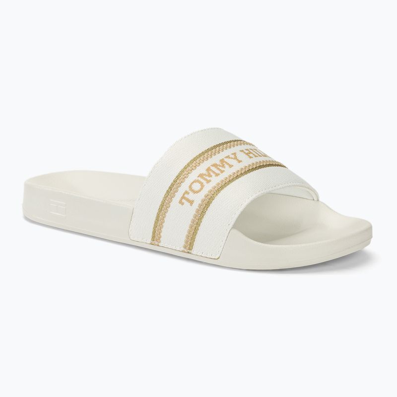 Tommy Hilfiger infradito donna Poolslide Con Fettuccia ecru