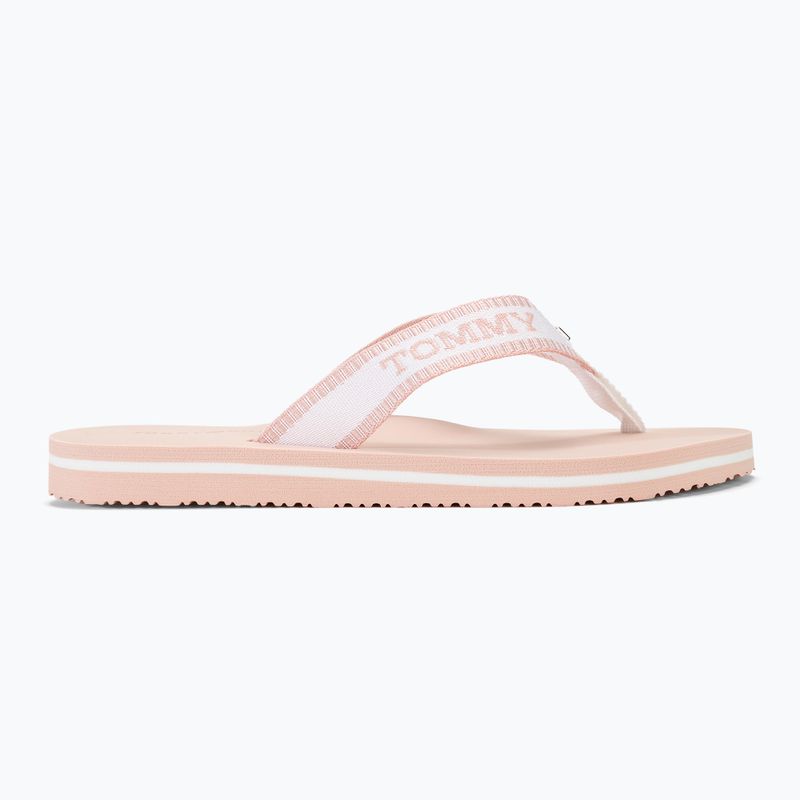 Tommy Hilfiger donna Webbing Pool Slide 0LA infradito ecru/rosa 2