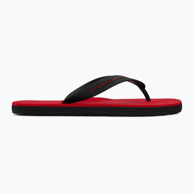 Tommy Hilfiger Uomo Sandalo da spiaggia in gomma nero 2