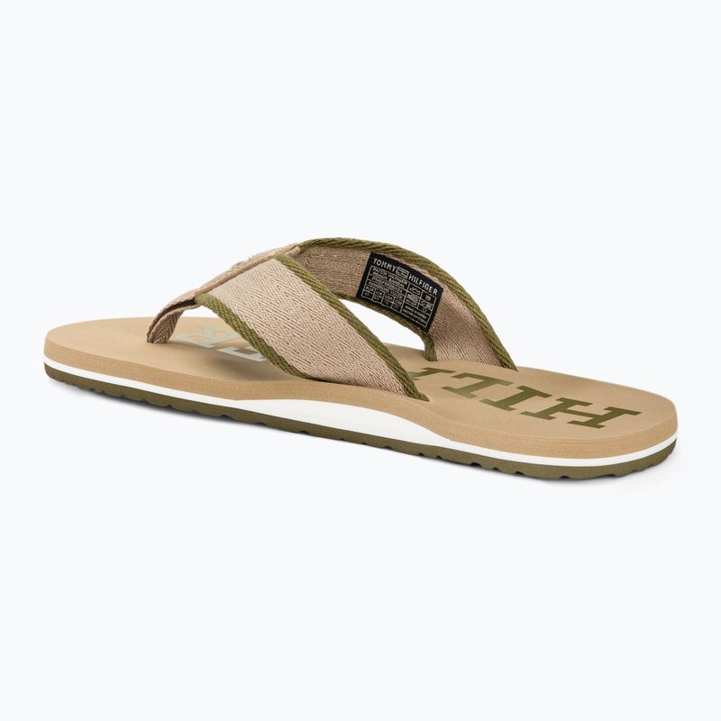 Tommy Hilfiger Patch Beach Sandal beige infradito da uomo 3
