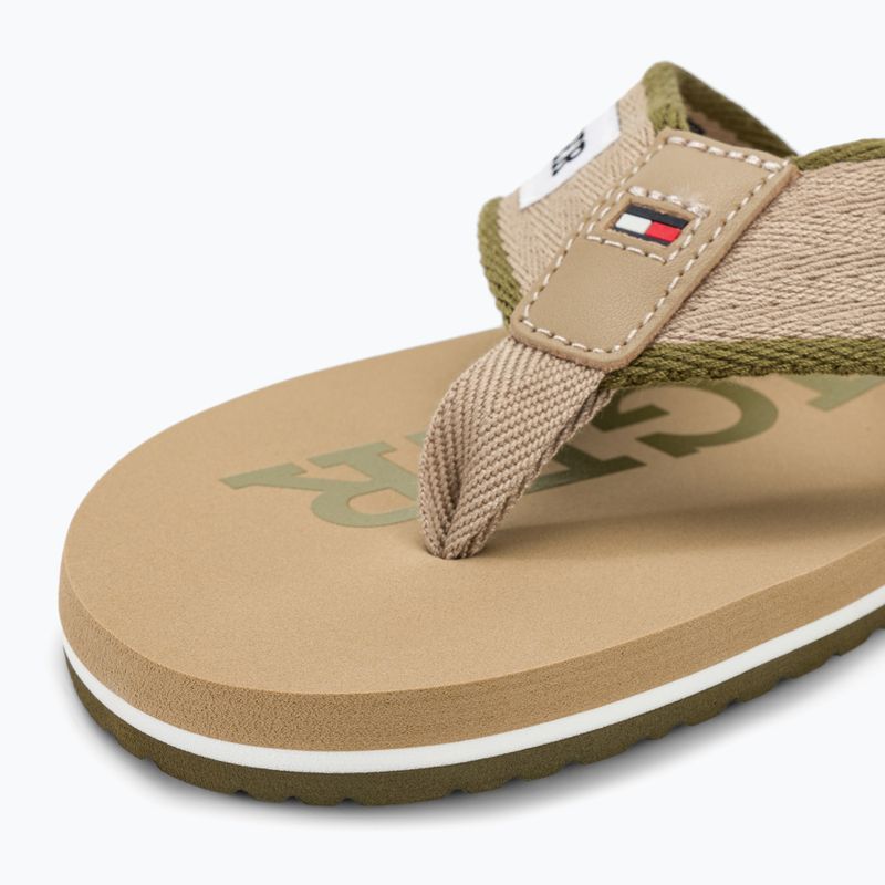 Tommy Hilfiger Patch Beach Sandal beige infradito da uomo 7