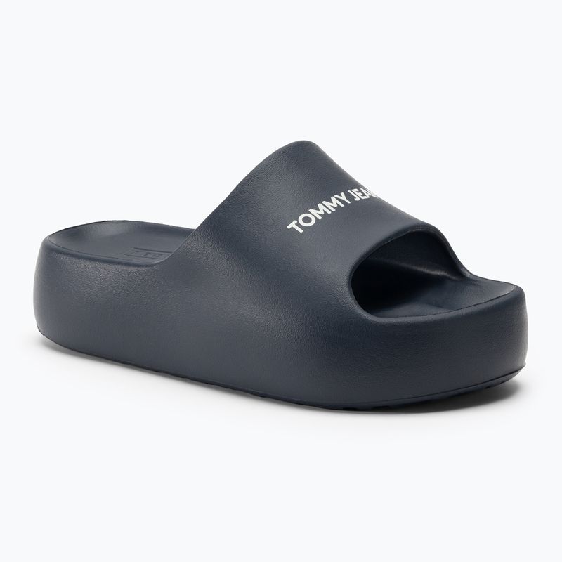 Tommy Jeans Donna Chunky Flatform Slide infradito dark night navy